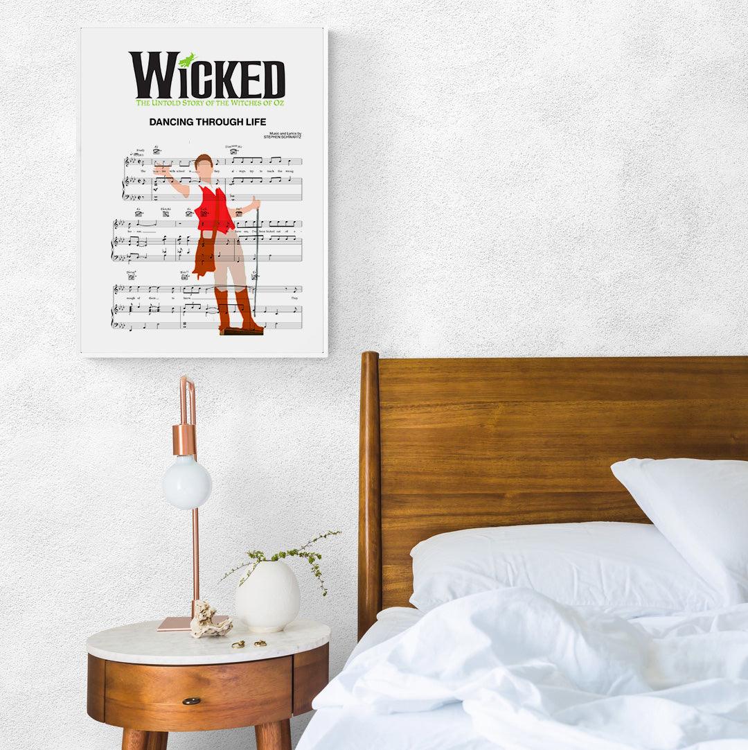The 'DANCING THROUGH LIFE' Poster is a unique framed art piece, combining wall prints and song lyrics. It makes for a beautiful wall decoration that also captures meaningful music lyrics, perfect for gifting and lyric arts decoration. Frame your walls with this meaningful piece of song lyric art.